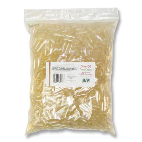 Size 00 - Vegan/Vegetarian Capsules quantity 1000