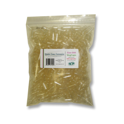 Clear Empty Vegetarian Capsules Size 00